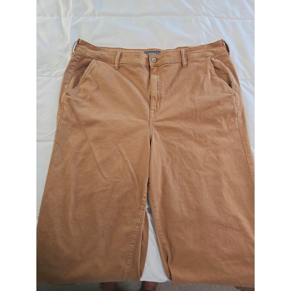 Torrid Feel the Fit Wide-leg Pants Camel Tan Plus Size 20 - Picture 2 of 7